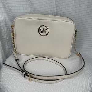 Michael Kors  cream crossbody bag